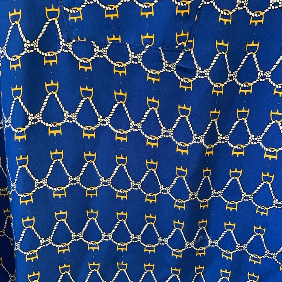 Bianca Coletti belted blue silk tunic dress XS - Picture 4 of 8